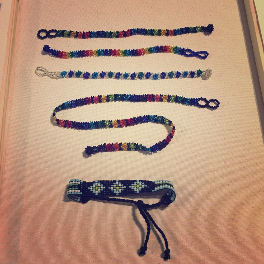 Lot of beaded bracelets
